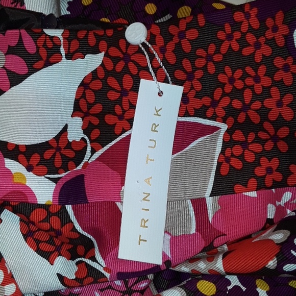 🥳HPx2🥳 NWT, Trina Turk Sparkling 2 Skirt in Flor de Jalisco Faille - Picture 12 of 16